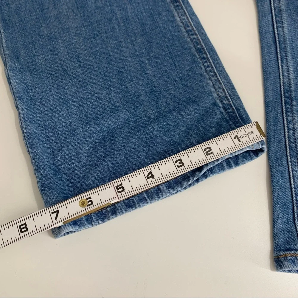 J Crew Mid-rise Flare Crop Jean In All-Day Stretch Size 27